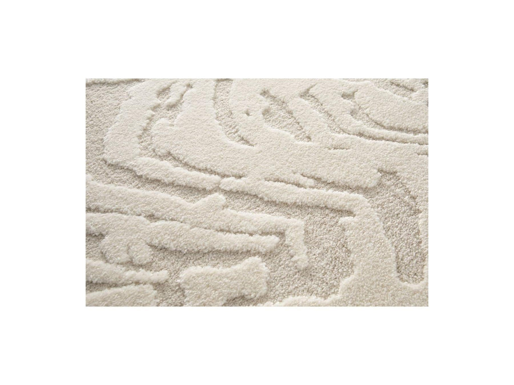 Orian - Tapis Poils Courts - Motif Abstrait - Beige
