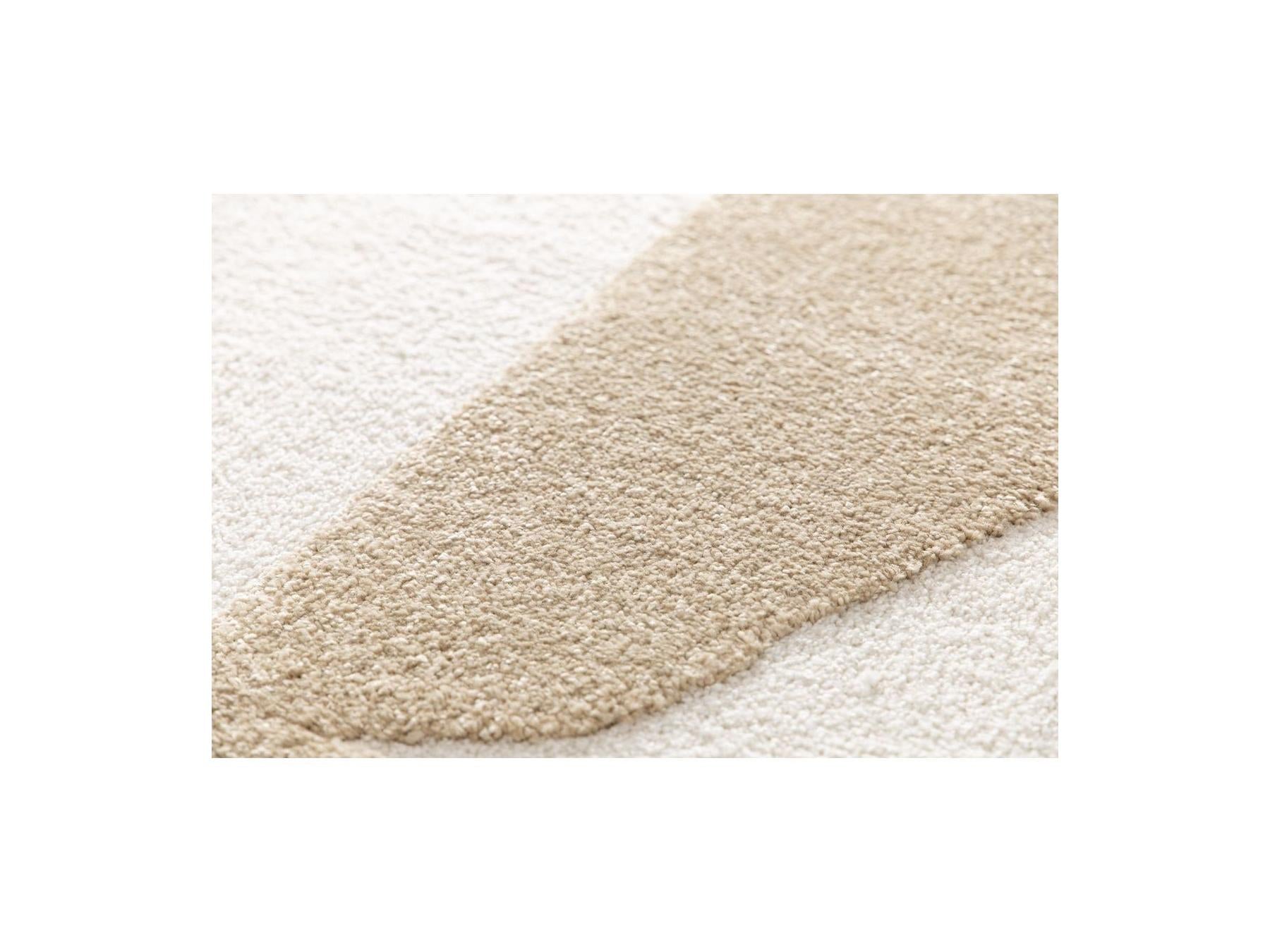 Elior - Tapis Poils Courts - Motif Abstrait - Marron