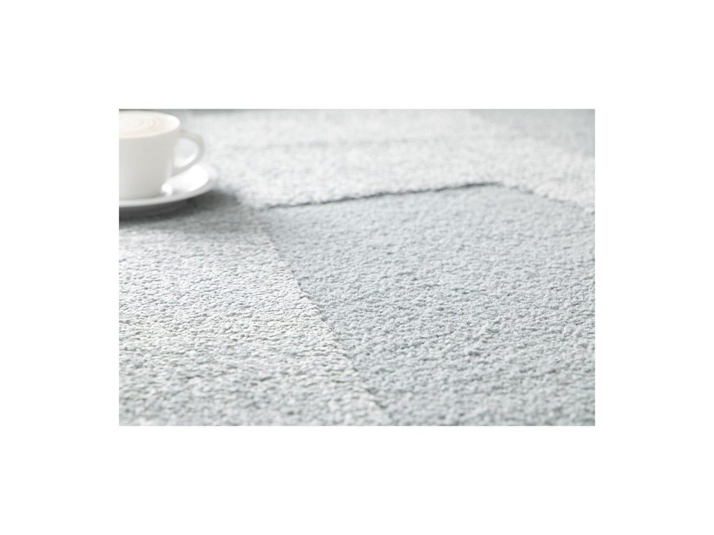 Elior - Tapis Poils Courts - Motif Abstrait - Bleu
