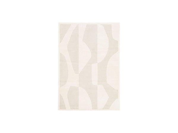 Elior - Tapis Poils Courts - Motif Abstrait - Beige