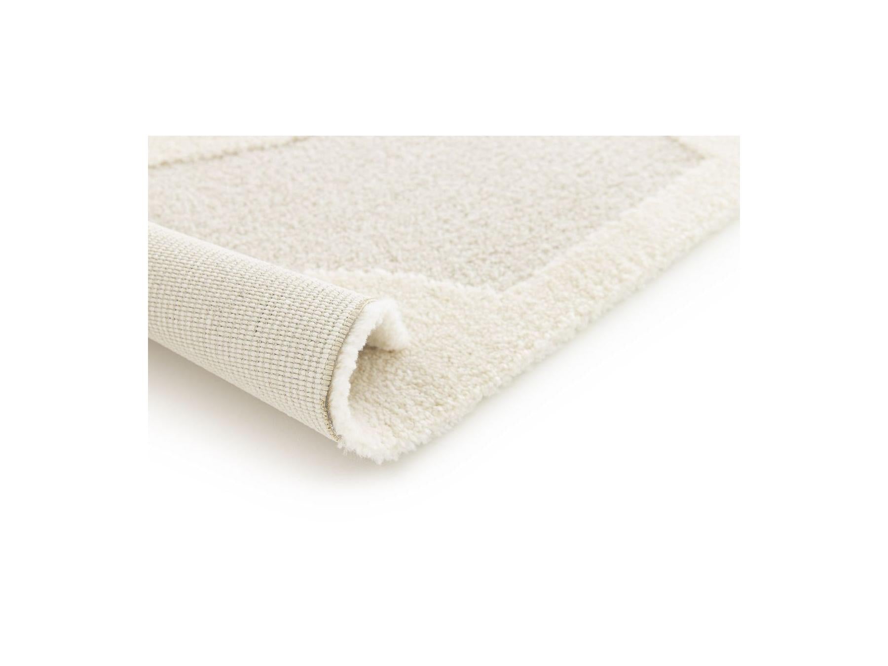 Elior - Tapis Poils Courts - Motif Abstrait - Beige