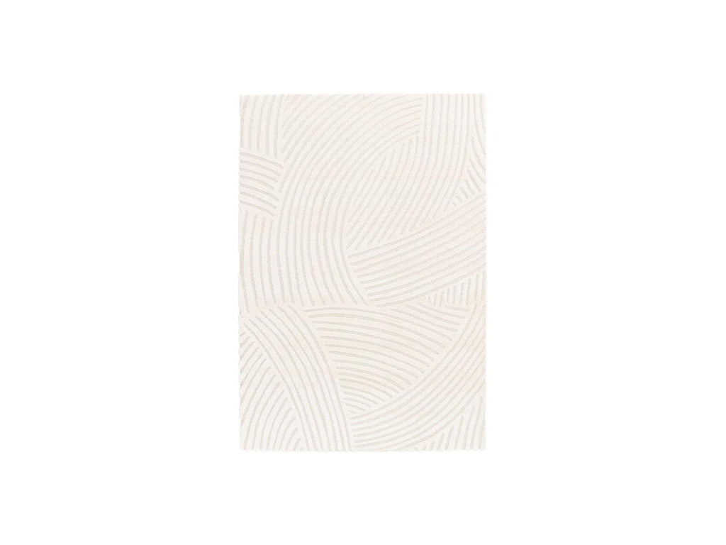 Stan - Tapis Poils Courts - Motif Abstrait - Beige