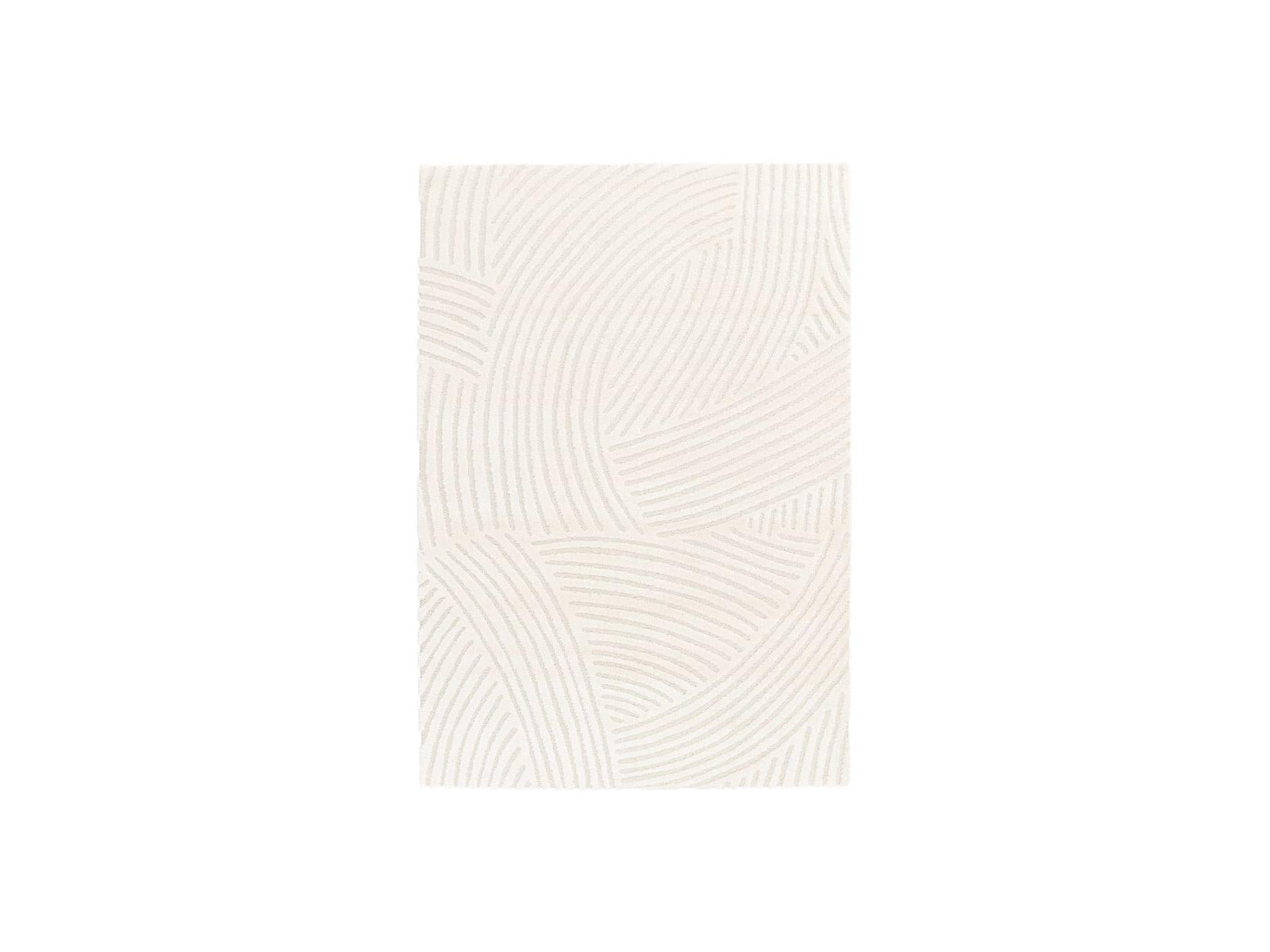 Stan - Tapis Poils Courts - Motif Abstrait - Beige