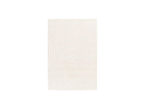 Stan - Tapis Poils Courts - Motif Abstrait - Beige