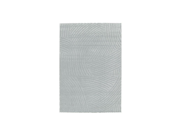 Stan - Tapis Poils Courts - Motif Abstrait - Bleu
