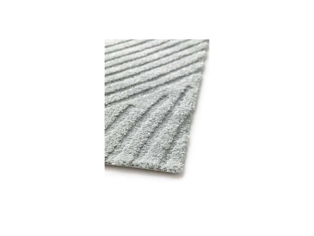 Stan - Tapis Poils Courts - Motif Abstrait - Bleu
