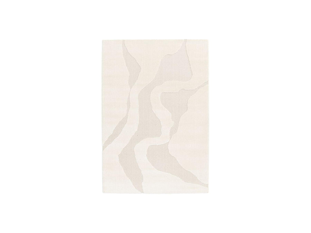 Colas - Tapis Poils Courts - Motif Abstrait - Beige