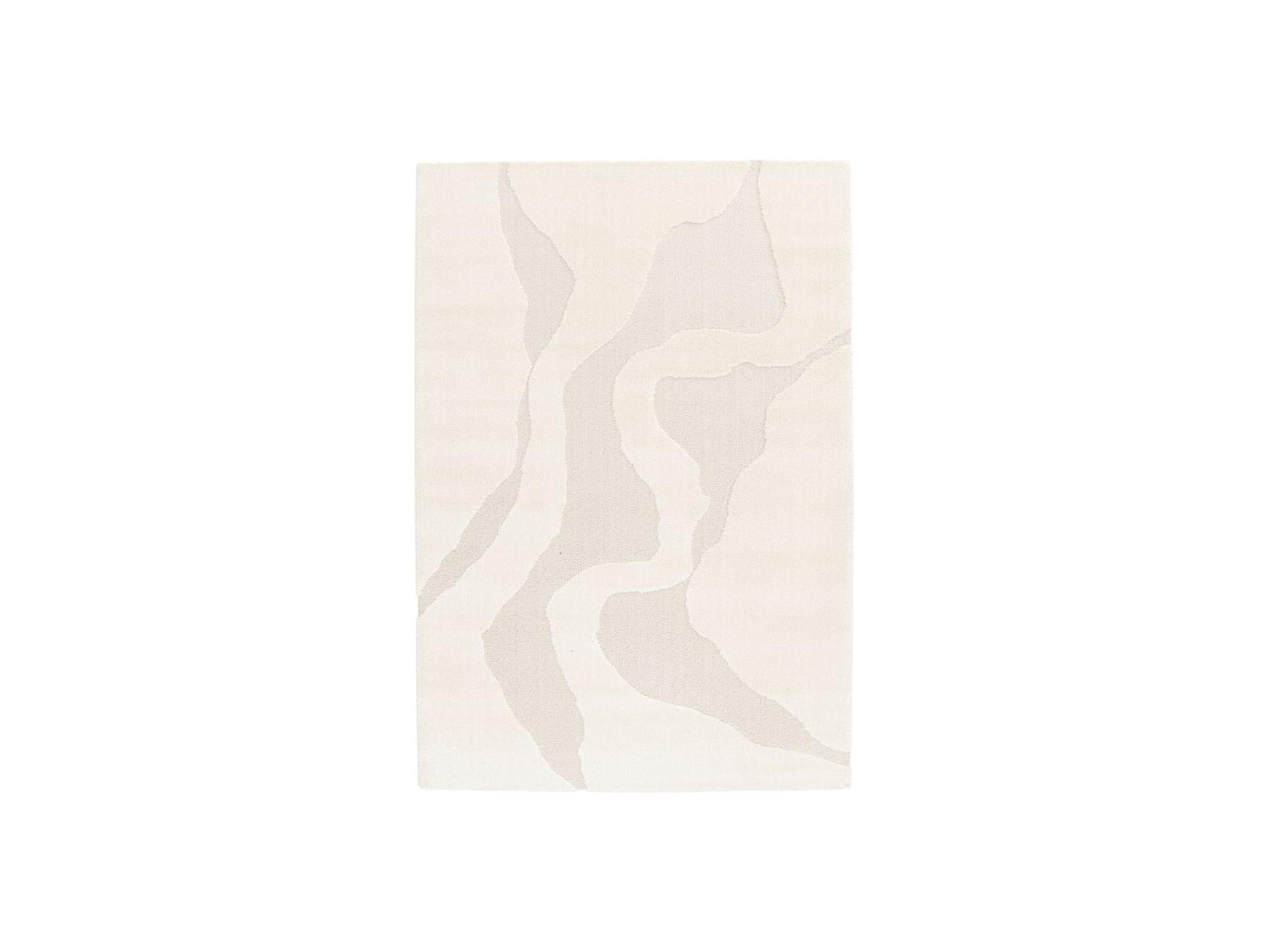 Colas - Tapis Poils Courts - Motif Abstrait - Beige