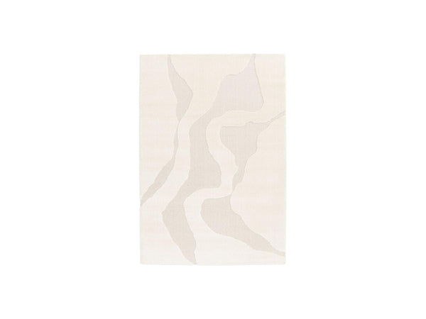 Colas - Tapis Poils Courts - Motif Abstrait - Beige