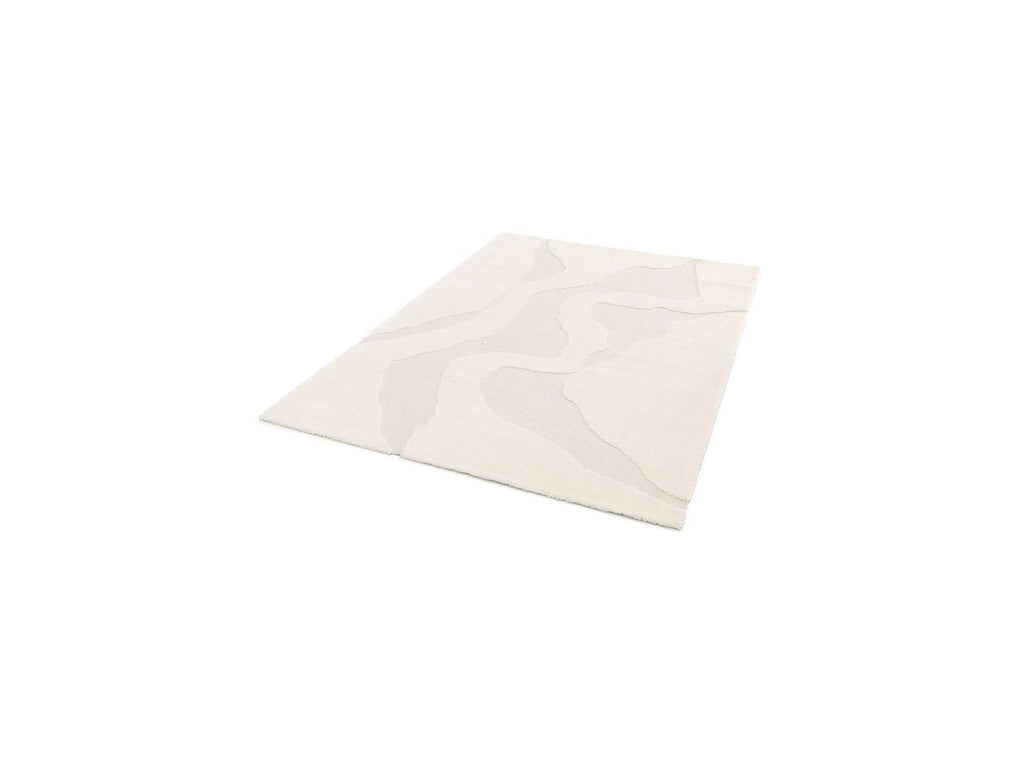 Colas - Tapis Poils Courts - Motif Abstrait - Beige