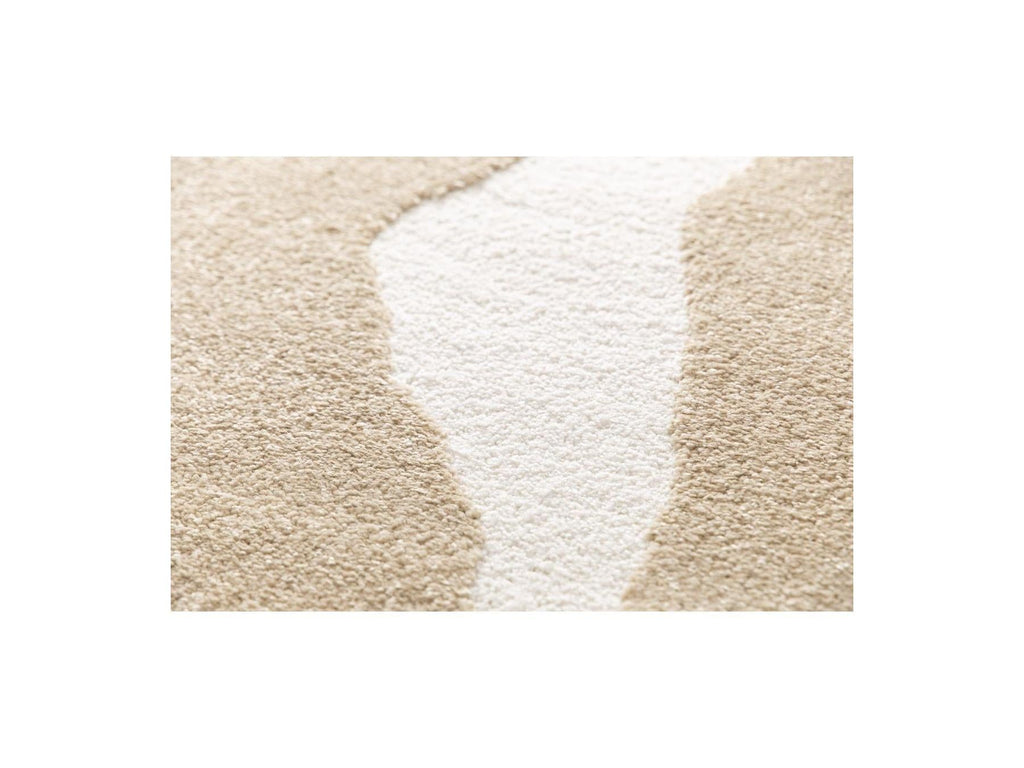 Colas - Tapis Poils Courts - Motif Abstrait - Marron