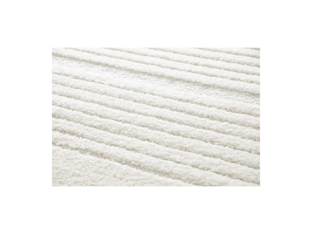 Iago - Tapis Poils Courts - Motif Graphique - Beige