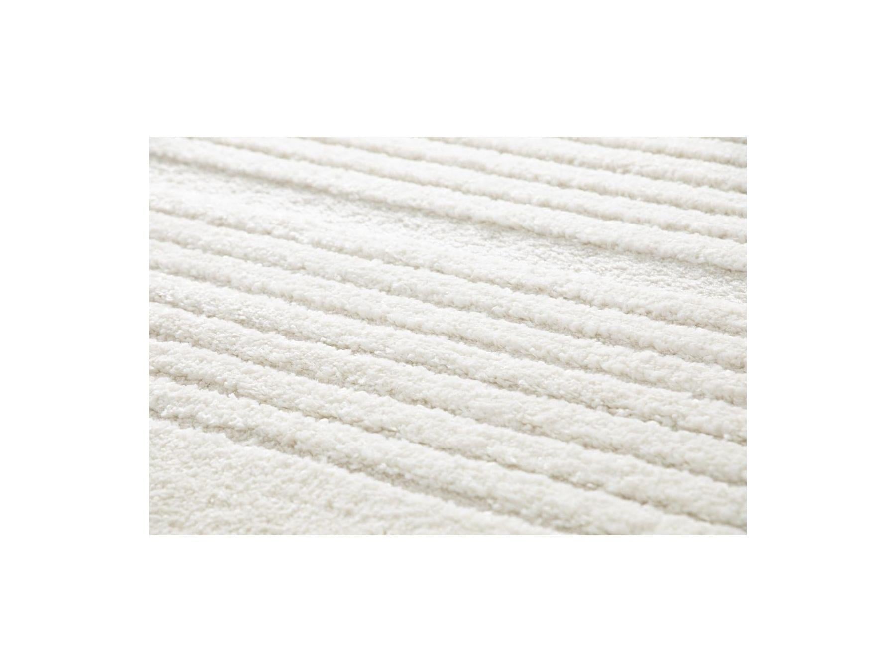 Iago - Tapis Poils Courts - Motif Graphique - Beige