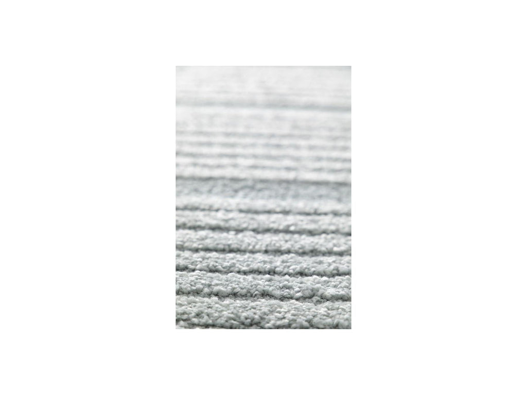 Iago - Tapis Poils Courts - Motif Graphique - Bleu