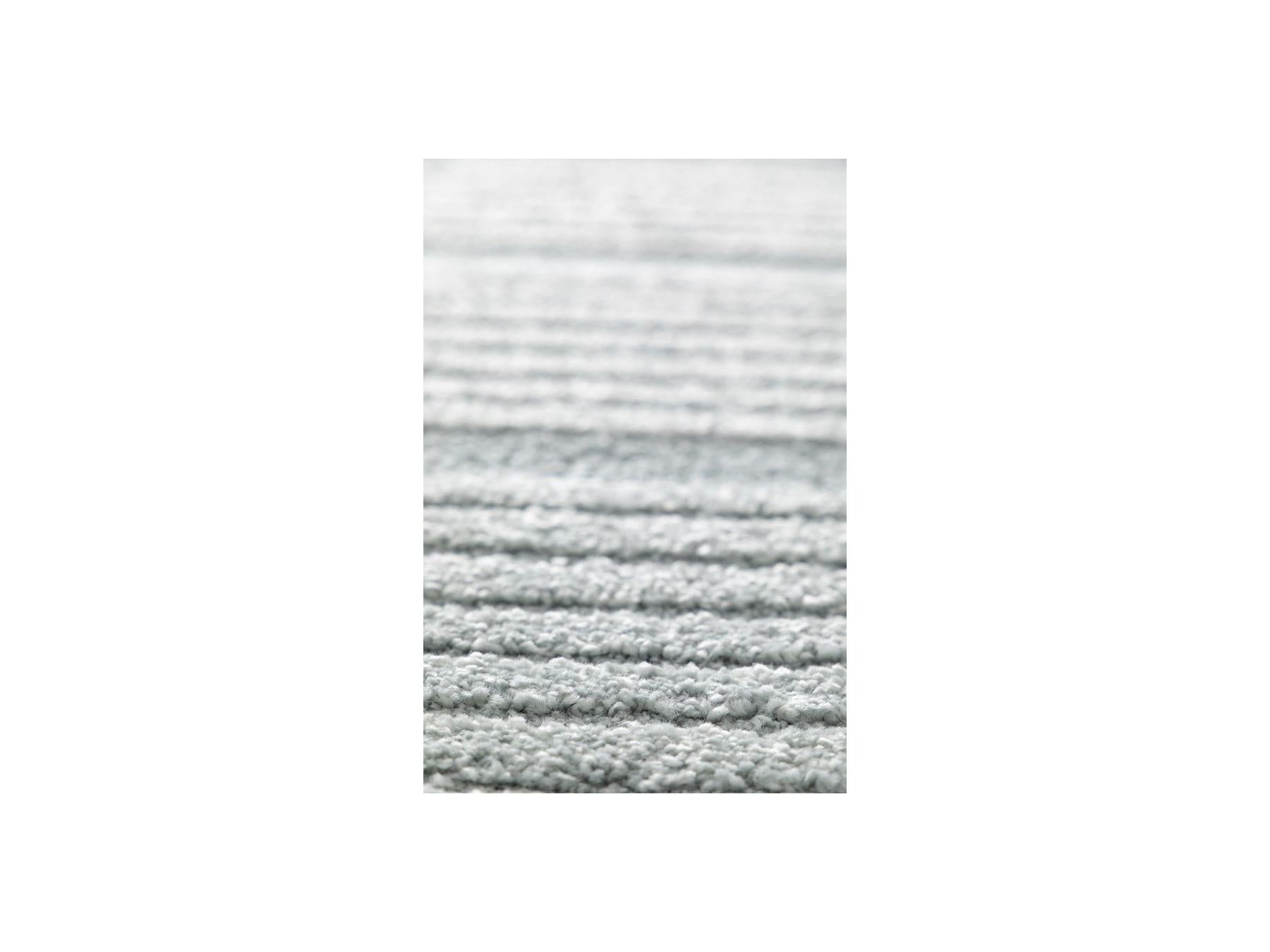 Iago - Tapis Poils Courts - Motif Graphique - Bleu