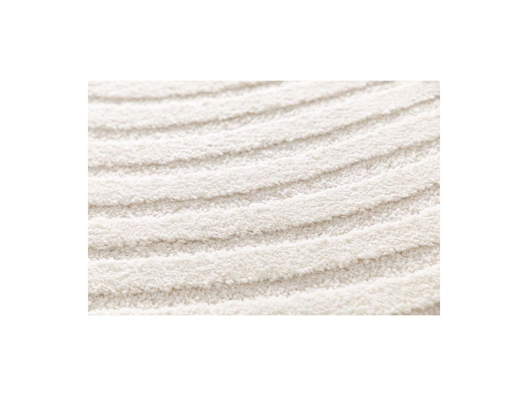 Briac - Tapis Poils Courts - Motif Géométrique - Beige