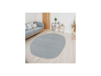 Briac - Tapis Poils Courts - Motif Géométrique - Bleu