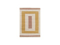 Loan - Tapis Poils Longs - Motif Graphique - Jaune
