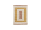 Loan - Tapis Poils Longs - Motif Graphique - Jaune