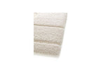 Caleb - Tapis Poils Longs - Motif Graphique - Ecru