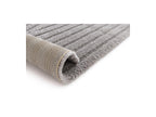 Herve - Tapis Poils Ras - Motif Abstrait - Gris