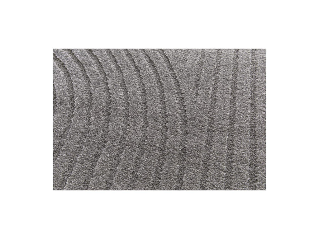 Herve - Tapis Poils Ras - Motif Abstrait - Gris