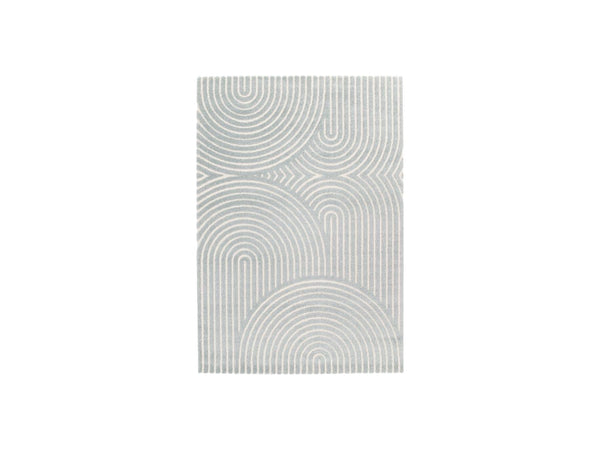 Herve - Tapis Poils Ras - Motif Abstrait - Bicolore
