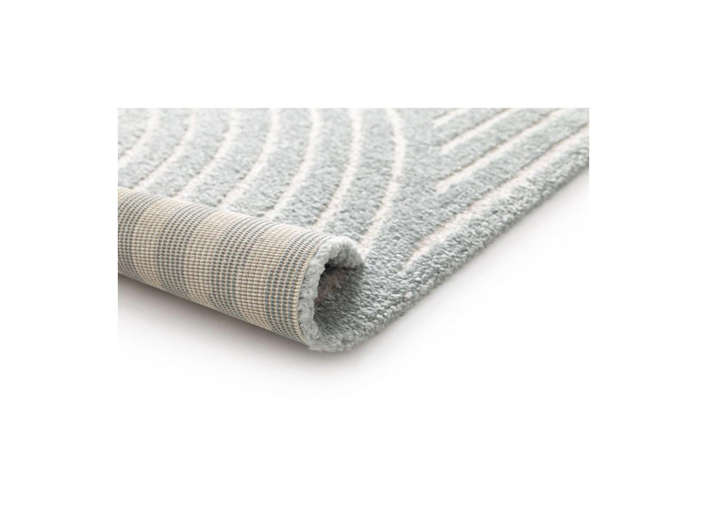 Herve - Tapis Poils Ras - Motif Abstrait - Bicolore