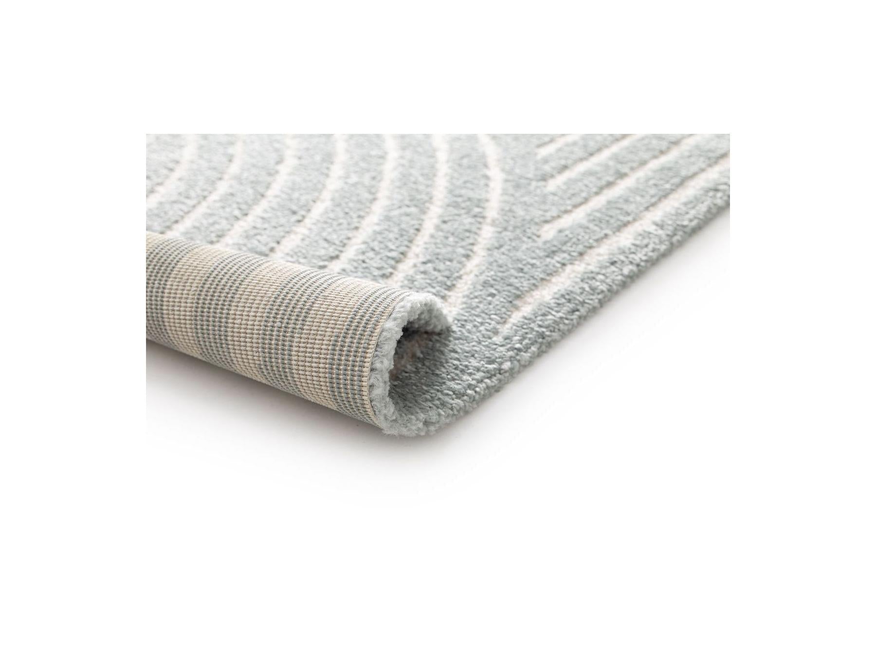 Herve - Tapis Poils Ras - Motif Abstrait - Bicolore