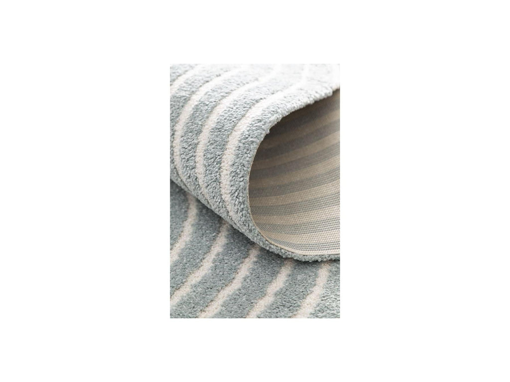 Herve - Tapis Poils Ras - Motif Abstrait - Bicolore