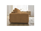 Anakin - Canapé Droit Fixe 3 Places - Tissu Bouclette - 2 Coussins