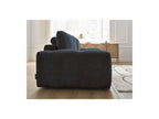 Anakin - Canapé Droit Fixe 3 Places - Tissu Bouclette - 2 Coussins