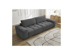 Anakin - Canapé Droit Fixe 3 Places - Tissu Bouclette - 2 Coussins