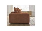 Anakin - Canapé Droit Fixe 3 Places - Tissu Bouclette - 6 Coussins