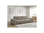 Anakin - Canapé Droit Convertible Coffre - Tissu Bouclette - 2 Coussins