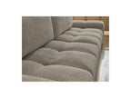 Anakin - Canapé Droit Convertible Coffre - Tissu Bouclette - 2 Coussins