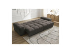 Anakin - Canapé Droit Convertible Coffre - Tissu Bouclette - 2 Coussins