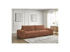Anakin - Canapé Droit Convertible Coffre - Tissu Bouclette - 2 Coussins