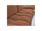 Anakin - Canapé Droit Convertible Coffre - Tissu Bouclette - 2 Coussins