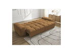 Anakin - Canapé Droit Convertible Coffre - Tissu Bouclette - 2 Coussins