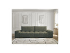 Anakin - Canapé Droit Convertible Coffre - Tissu Bouclette - 2 Coussins