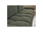 Anakin - Canapé Droit Convertible Coffre - Tissu Bouclette - 2 Coussins