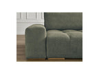 Anakin - Canapé Droit Convertible Coffre - Tissu Bouclette - 2 Coussins