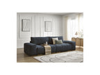 Anakin - Canapé Droit Convertible Coffre - Tissu Bouclette - 2 Coussins