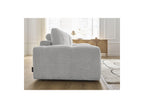 Anakin - Canapé Droit Convertible Coffre - Tissu Bouclette - 2 Coussins