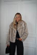Manteau Fourrure Elody - Beige