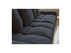 Anakin - Canapé Droit Convertible Coffre - Tissu Bouclette - 6 Coussins