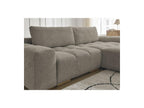 Anakin - Canapé D'Angle Convertible Réversible Coffre - Tissu Bouclette - 2 Coussins