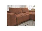 Anakin - Canapé D'Angle Convertible Réversible Coffre - Tissu Bouclette - 2 Coussins