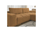 Anakin - Canapé D'Angle Convertible Réversible Coffre - Tissu Bouclette - 2 Coussins